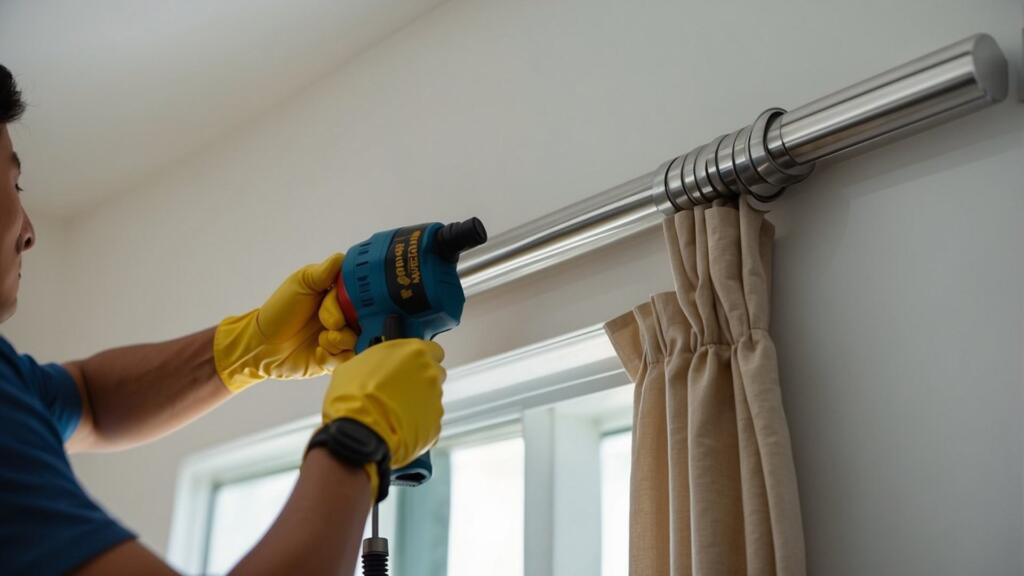 Curtain Railing Installation