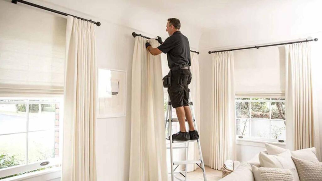 curtain rods installation